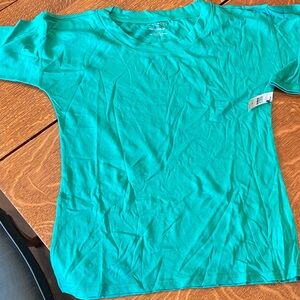 Talbots Teal Short Sleeve Tee